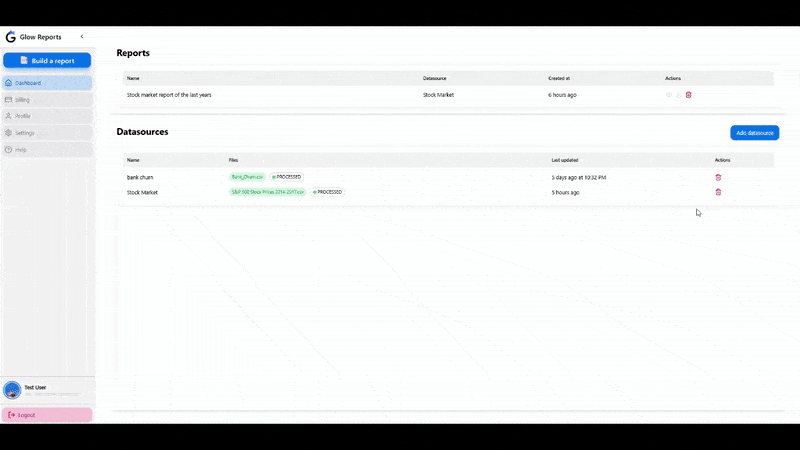 Seamless Excel file upload experience